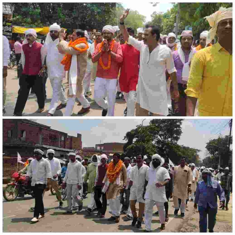 नगर अध्यक्ष निर्दल प्रत्याशी अनिल गुप्ता के समर्थन में उमड़ा भारी जनसैलाब