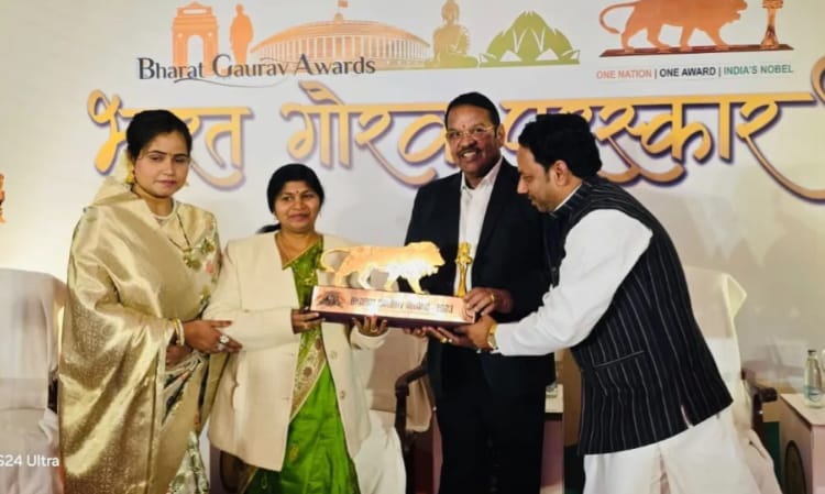 भारत गौरव पुरस्कार से सम्मानित हुई राज्यसभा सांसद डा.संगीता बलवंत