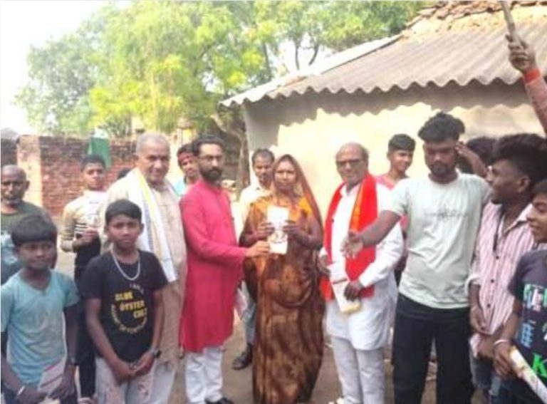भाजपा पार्टी में ही कार्यकर्ताओ का सम्मान संभव – पूर्व विधायक शिवपूजन राम