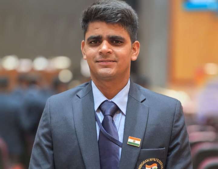 वर्ल्ड पुलिस गेम्स में गाज़ीपुर के लाल मनीष दुबे अमेरिका के बर्मिंघम शहर पहुंचे।