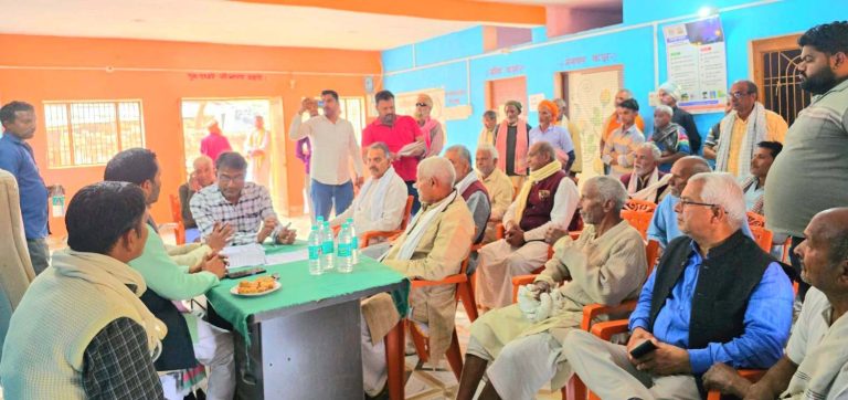 चकबक़न्दी व्यवस्था के आने ने गाँव मे दौड़ेगी विकास की गंगा।
